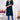 Engaging Navy Blue Color Rayon Fabric Readymade Casual Kurti
