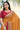 Orange Color Printed Crepe Silk Fabric Beatific Casual Saree