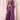 Beguiling Border Work On Chiffon Fabric Purple Color Saree