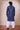 Navy Blue Sangeet Wear Cotton Readymade Kurta With Patiyala Style Bottom For Men
