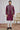Art Silk Fabric Wine Sangeet Wear Readymade Kurta Pyjama For Men