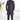 Mens Thread Embroidery Rich Black Fancy Silk Party Wear Indo Western Sherwani With Aligadhi Pant
