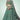 Cyan Color Net Fabric Lehenga Choli With Embroidery Work