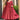 Bandhani Print Red Flared Anarkali Suit With Matching Palazzo