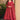 Bandhani Print Red Flared Anarkali Suit With Matching Palazzo