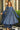 Vibrant Blue Ethnic Bandhani Print Anarkali Kurta Set With Flared Palazzo