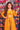 Yellow Grace Chinon Printed Kids Indo Western Suit With Shrug