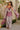 Majesty Purple Cotton Printed Readymade Dress