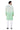 White And Sea Green Fancy Fabric Graceful Readymade Men Kurta Pyjama For Festive Wear
