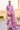 Lavender Color Art Silk Stylish Saree With Printed Blouse