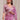 Excellent Georgette Fabric Pink Color Saree With Border Work