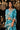 Tissue Silk Fabric Cyan Color  Beatific Look Embroidered Saree