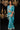 Tissue Silk Fabric Cyan Color  Beatific Look Embroidered Saree