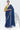 Excellent Organza Fabric Blue Color Saree With Border Work