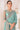 Tempting Chiffon Fabric Sea Green Color Saree With Border Work