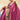 Georgette Weaving Work Saree In Rani Color