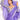 Fancy Fabric Lace Work Saree In Purple Color