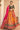 Heavy Embroidered Orange Bridal Lehenga Choli In Banarasi Silk Fabric