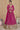 Vartika Singh Trendy Georgette Fabric Rani Color Readymade Gown With Dupatta
