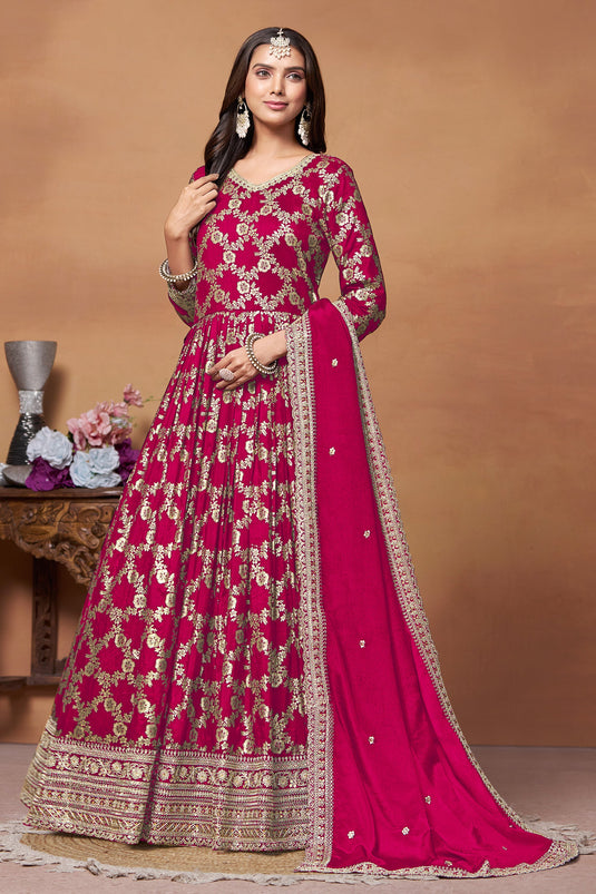 Rani Color Jacquard Fabric Function Wear Awesome Anaraklai Suit