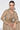 Eugeniya Belousova Radiant Beige Color Chinon Fabric Palazzo Suit