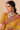 Mustard Sangeet Wear Silk Fabric Weaving Work Saree
