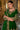 Green Color Charismatic Wedding Wear Velvet Anarkali Suit