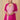 Sushrii Mishraa Georgette Fabric Party Wear Glamorous Gown With Dupatta In Pink Color