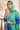 Chinon Silk Blue Color Ombre Attractive Readymade Palazzo Suit
