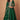 Dark Green Color Fashionable Long Gown With Dupatta In Silk Fabric