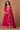 Silk Fabric Trendy Long Gown With Dupatta In Rani Color