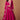 Silk Fabric Magenta Color Glorious Long Gown With Dupatta