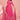 Designer Pink Color Readymade Floor Touch Gown With Dupatta