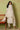Off White Embroidered Organza Straight Cut Suit