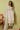 Off White Embroidered Organza Straight Cut Suit