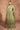 Olive Floor Touch Readymade Anarkali Style Gown With Dupatta