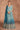 Cyan Designer Floor Touch Readymade Gown With Dupatta