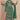Fancy Fabric Magnificent Readymade Digital Printed Gown With Dupatta In Green Color