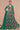 Fancy Fabric Magnificent Readymade Digital Printed Gown With Dupatta In Green Color