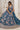 Crepe Silk Navy Blue Embroidered Wedding Lehenga Choli For Women