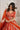 Heavy Embroidered Rust Silk Sangeet Lehenga Choli For Women