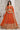 Designer Thread Embroidered Rust Sangeet Function Lehenga Choli