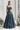 Dark Green Digital Floral Print Organza Skirt With Corset Top
