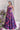 Organza Purple Floral Print Skirt With Designer Corset Top