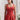 Digital Print Organza Red Skirt With Readymade Corset Top