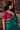 Teal Bemberg Designer Lace Border Work Saree