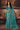 Lace Border Work Organza Cyan Designer Saree