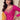 Magenta Embroidered Chinon Palazzo Salwar Kameez
