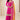 Magenta Embroidered Chinon Palazzo Salwar Kameez