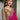 Fancy Embroidered Border Crepe Silk  Magenta Saree With Matching Contrast Blouse